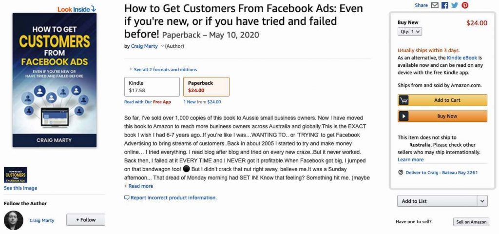 Book about Facebook Marketing